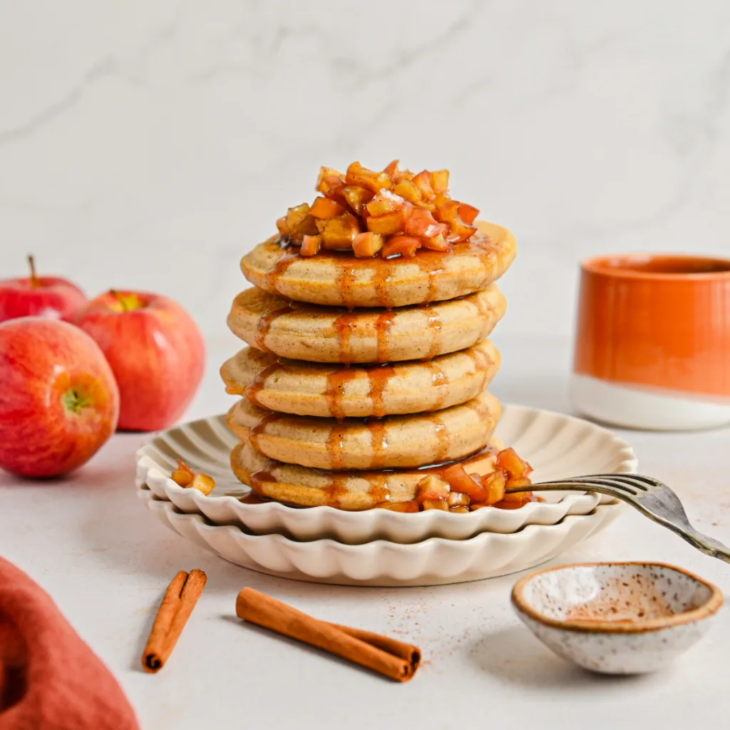 Sorghum Apple Pie Pancakes
