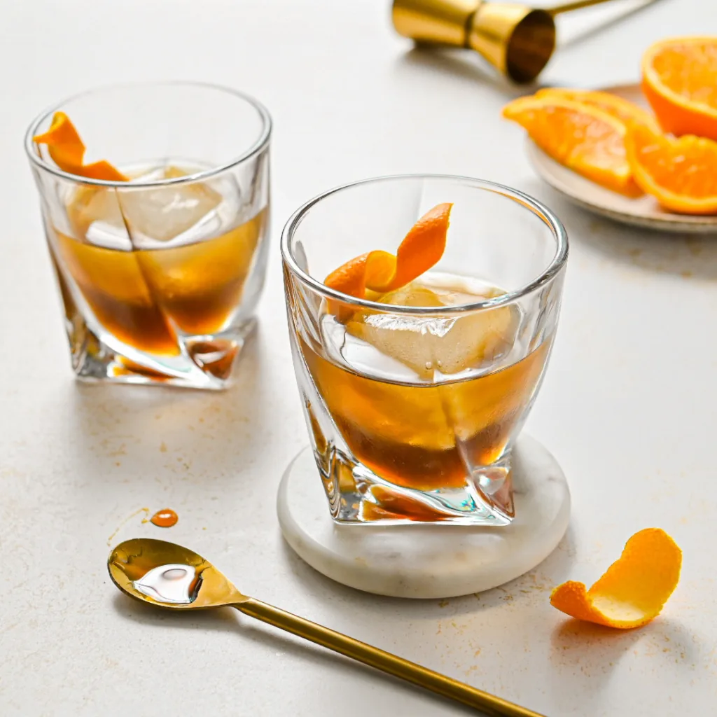 Sorghum Old Fashioned Cocktail