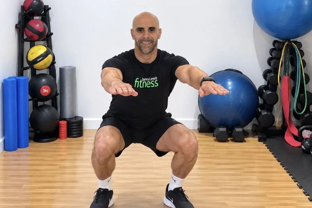 Personal trainer, James Lewis. // A personal trainer has revealed the five simple steps you can take to slow down ageing - by improving your bone health. James Lewis, 44, is a personal trainer with 15 years of experience in the industry, specialising in health and wellness. As we get older, maintaining strength, balance, mobility and coordination becomes increasingly important, James said. He said these exercises are important because as we age we naturally start to lose muscle mass, and if they don't work on thse areas mobility can start to decline. James works with clients of all ages and delivers sessions in care homes that use a combination of chair-based exercises and music to promote participation, memory recall and social connection.Release date: September 27 2026