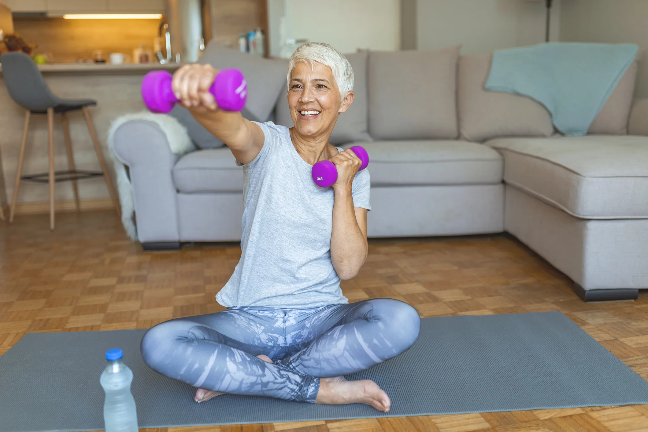 Staying fit is one way to age with grace