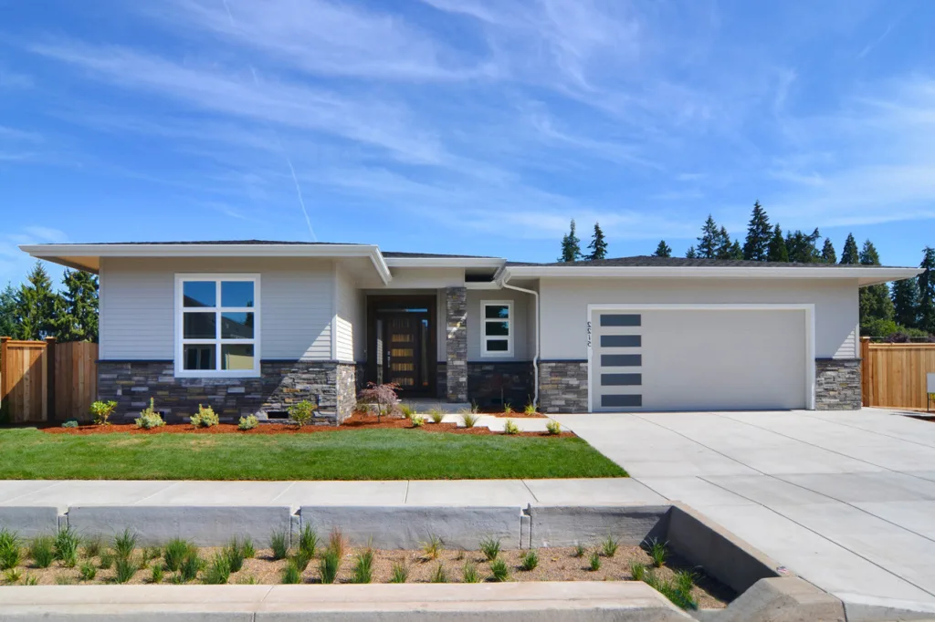 modern single level home