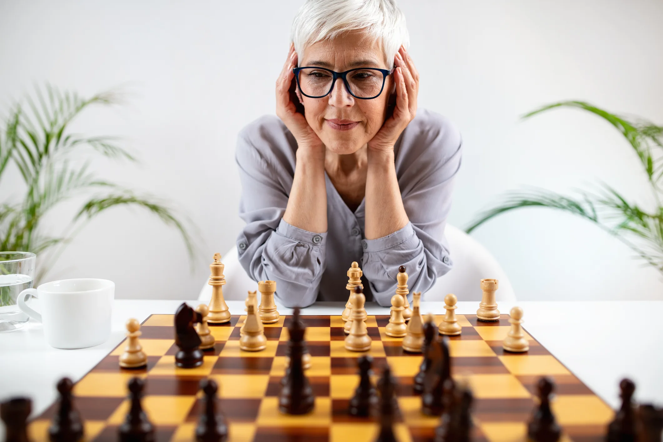 Chess helps seniors enhance cognitive skills and memory, part of cognitive rehabilitation therapy