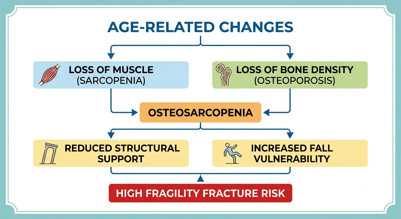 infographic of osteosarcopenia